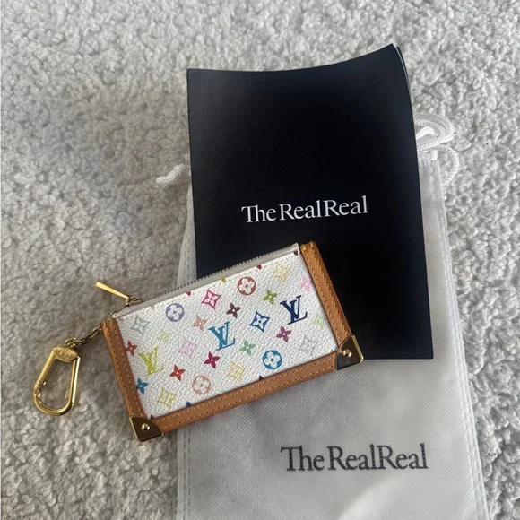 Louis Vuitton Murakami Monogram Multicolore Key Pouch - Picture 9 of 11